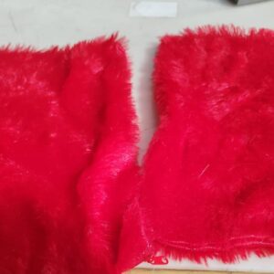 Red Colour Soft Stuff Pillow Cover Pack Of 2