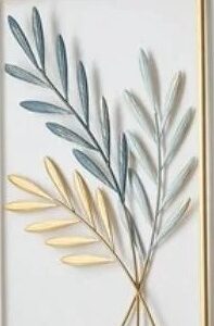 Metal Handicraft Leaf Wall Decoration