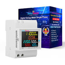 Amicisense Digital Energy Meter Single Phase 40V To 300V