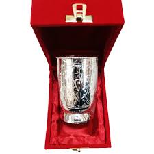 Metal Brass Silver Glass