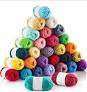 Multicolour Wool Ball Pack Of 24