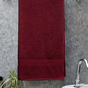 Soft Mehroon Color Bath Towel