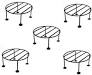 Metal Plant Stand Pack Of 5