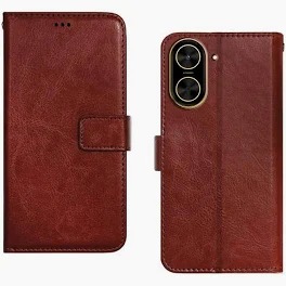 Poko C 171 Mobile Flip Cover Brown