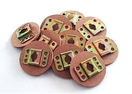 Round Wooden Fiberboard Hooks 15 Pcs