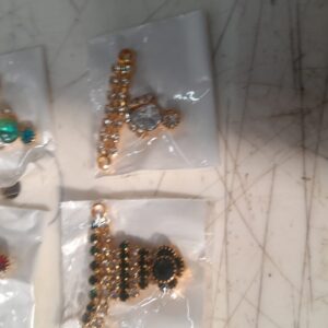 Gold Plated Laddu Gopal Mukut Pack Of 4