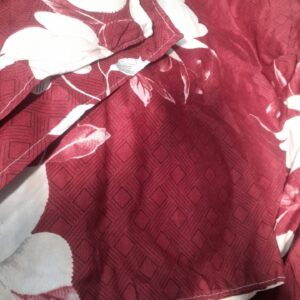 Printed Double Bedsheet With 2 Pillow Cover Red