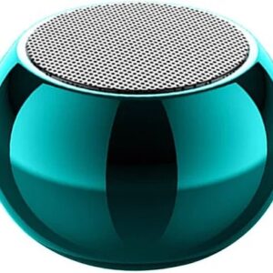 Mini Boost 4 Bluetooth Speaker 4D Mini Electroplating Round Steel Speaker Blue