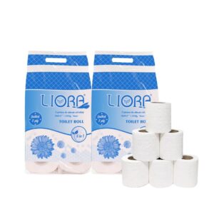 Liora 2 Ply 6 Pc Toilet Paper Roll Pack Of 2