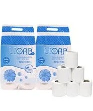 Liora Ultra Soft Toilet Paper Roll 6 Rolls 2 Ply Toilet Paper Roll Pack Of 2
