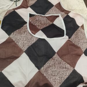 Apron Women For Kitchen Brown And Black Colour