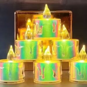 Multicolor 6 Pcs Led Tealight Candles