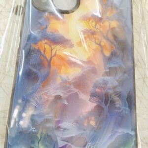 Multicolor Glow Forest Portal Glass Case For Iphone 13