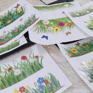 Grass Switch Board Sticker Pack Of 12