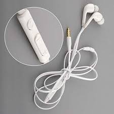 White Colour Earphone
