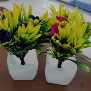 Multicolour Flower For Home Decor 2 Pieces