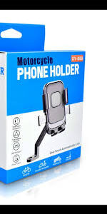 360 View Bike Phone Holder Motorcycle Stand For 4 Point77 Point2Inch Phones Universal