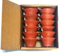 Led Water Sensor Diya Pieces 6 Brown Colour