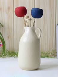 Ceramic Jug Container Shape Vintage Tall Vase