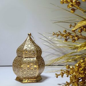 Decorative Rajasthani Style Lantern Lamp With Tlight Candle Holder