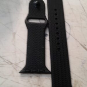 Silicone Smart Watch Strap Black