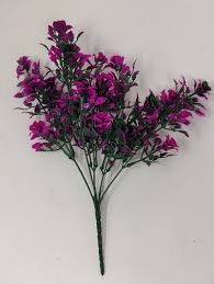 Artificial Bougainvillea Flowers Pink And Green Colour