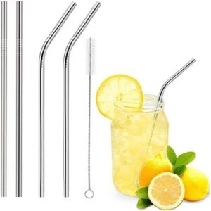Stainless Steel Straws Pack Of 4