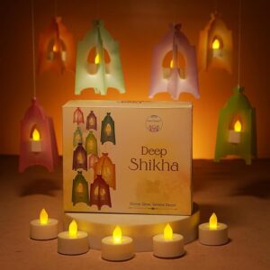 Island Rangoli Deepshikha Set Of 12 Wall Lanterns