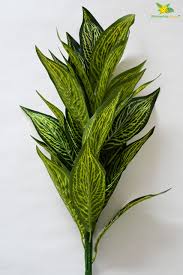 God Gifts Abc Artificial Croton Plant For Home Decor Office Without Pot