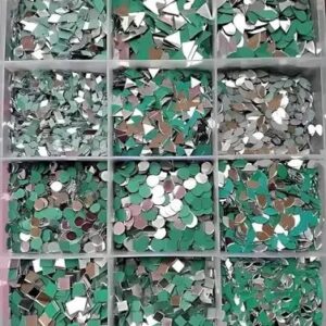 12 Shape Mirror Kit For Lippan Art And Craft Work