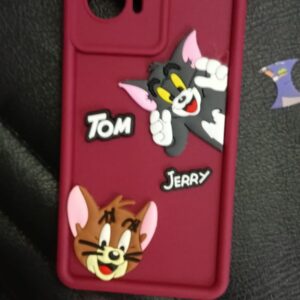 Vo Y35 Back Cover Tom And Jerry Mehroon