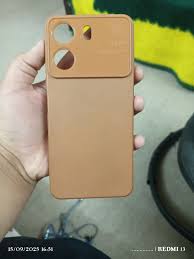 Mobile Cover Poco C35 Brown Colour