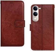 Vivo Y19 5G Phone Cover Brown Colour