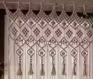 Curtain Large Boho Woven Wall Hanging Window Curtain