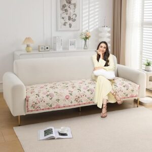 Hokipo Homehues Series Printed Sofa Cover Mats 1 2 3 Seater Sofa L Shape