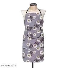 Kitchen Apron With Front Pocket Pack Of 1