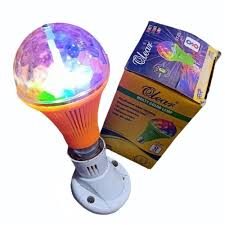 3 Watt Clear Multi Color Led Bulb