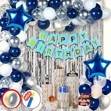 Balloon Pump Happy Birthday Decoration Party Set Banner