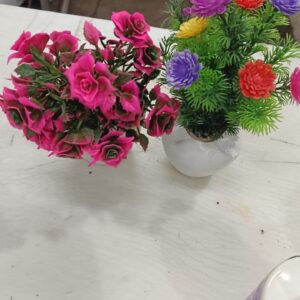 Dm Enterprise Artificial Bonsai Decorative Plant Home Office Indoor And Outdoor Decoration Purpose Set Of 02