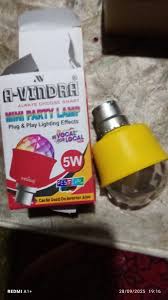 Mini Fan Diwali Disco Bulbs Multicolour