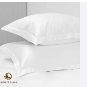 Cotton Pillowcase Luxury Pillow For Home Or Hotel White Colour