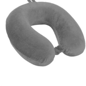 Memory Travel Pillow U Shaped Neck Car Office Home Travel Pillow Cushion Grey Color