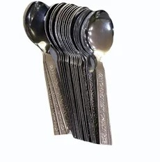Stainless Steel Spoon With Design For Kitchen 13 Pieces