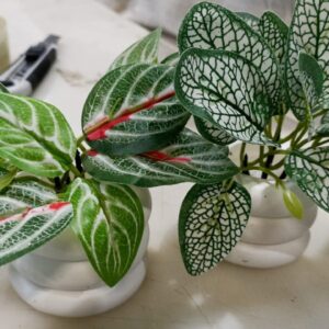 Artificial Pot Green Colour Pack Of 2