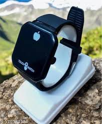 Top Trendy Apple Touch Screen Digital Watch Navy 1Pc