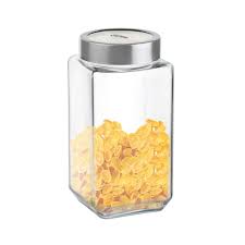 Cello Qube Fresh Glass Storage Jar 1000Ml