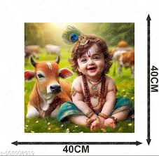 Fliptic Paper Bal Gopal Krishna Photo For Pregnant Women Poster For Decoration Wall S Bedroom Living Room