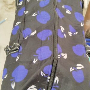 Black Color Printed Storage Travel Bag