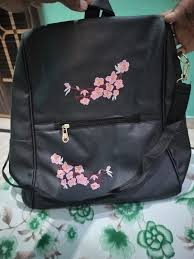 Black Colour College Bag Pack