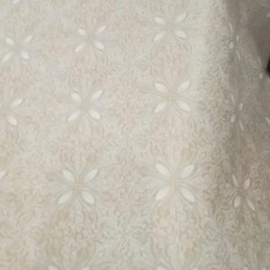 Cream Colour Flower Printed Wallpaper For Home 5M